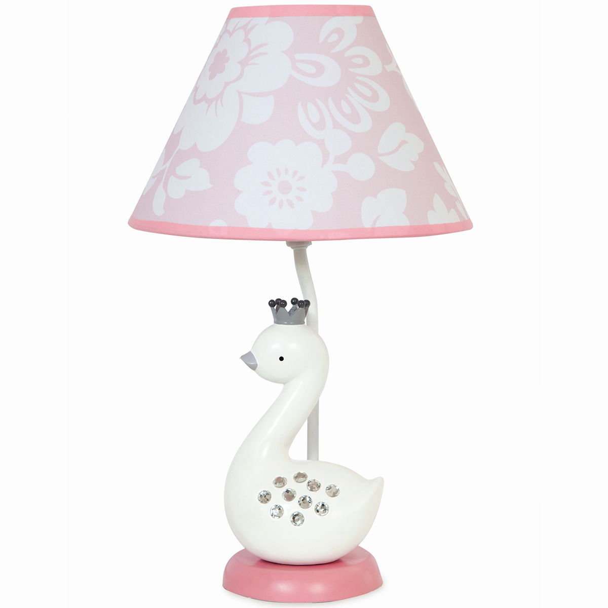 Lambs & Ivy Swan Lake Lamp with Shade & Bulb