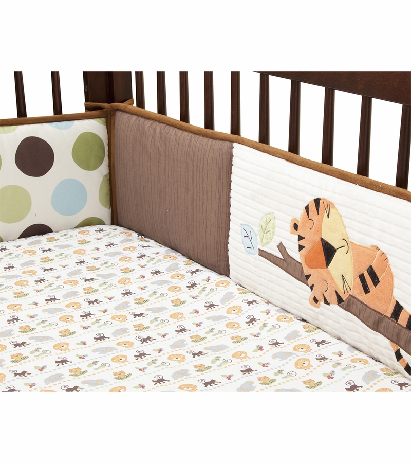 Lambs & Ivy Treetop Buddies Crib Bumper