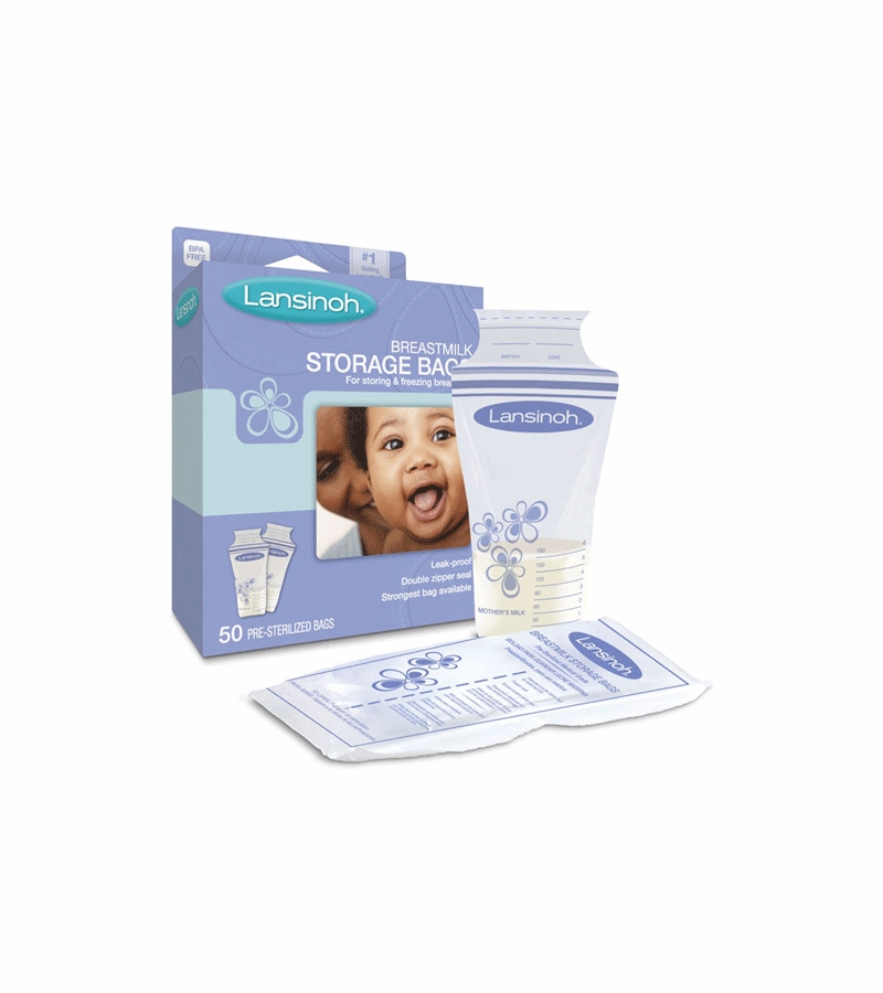 Lansinoh Breast Milk Storage Bags 50 Count
