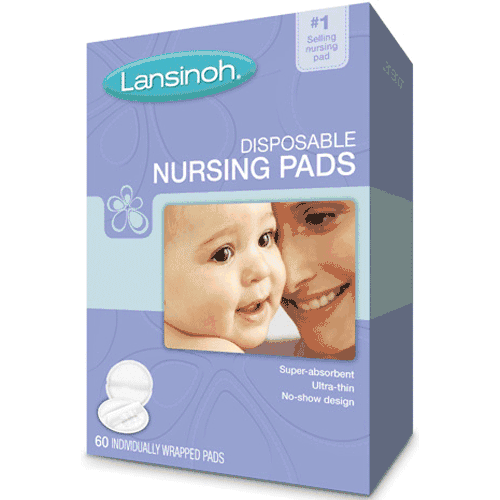Lansinoh Disposable Nursing Pads 60 Count Box