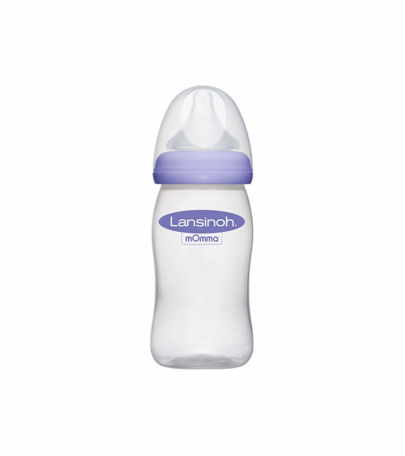 Lansinoh mOmma Bottle with NaturalWave Nipple, 8oz