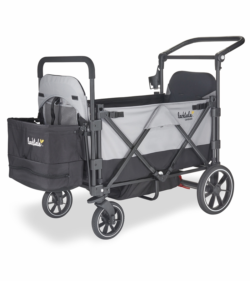 Larktale Caravan V2 (3 Seater) Stroller Wagon Bundle Byron Black