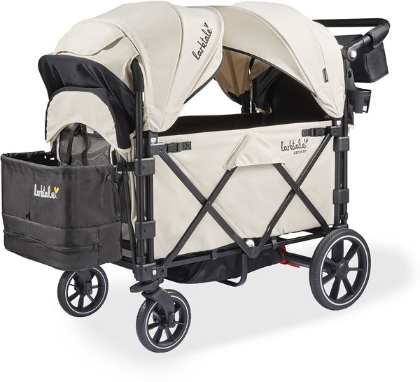 Larktale Caravan V3 (2 Seater) Stroller Wagon - Newport Taupe