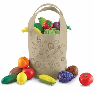 Learning Resources Fresh Picked Fruit & Veggie Tote
