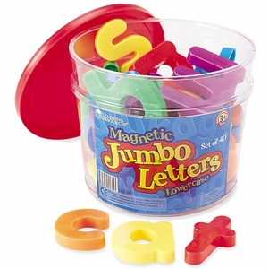 Learning Resources Jumbo Magnetic Lowercase Letters, 40pc