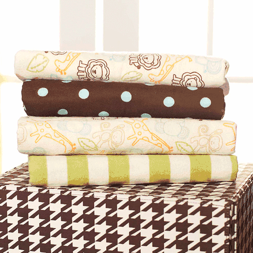 Little Miss Silly Safari Receiving Blankets