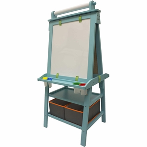 Little Partners Deluxe Art Easel Center - Turquoise/Teal Frosting