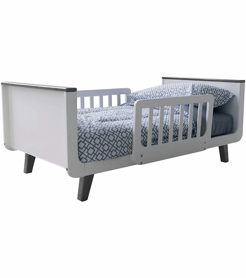 Little Partners MOD Toddler Bed White & Earl Grey