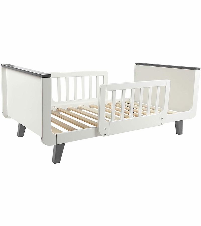 Little Partners MOD Toddler Bed White & Earl Grey