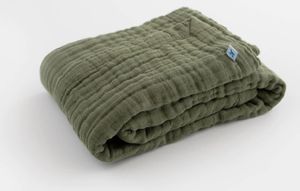 Little Unicorn Cotton Muslin Baby Quilt - Fern