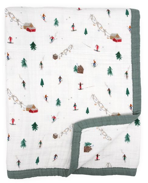 Little Unicorn Cotton Muslin Big Kid Quilt - Powder Party