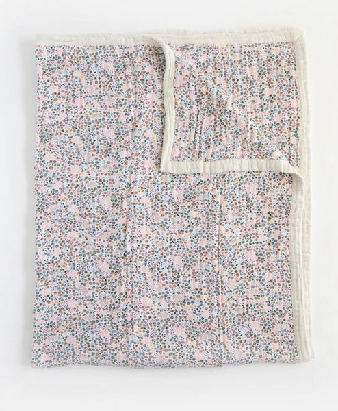 Little Unicorn Cotton Muslin Big Kid Quilt - Pressed Petals