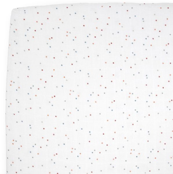 Little Unicorn Cotton Muslin Crib Sheet - Dots