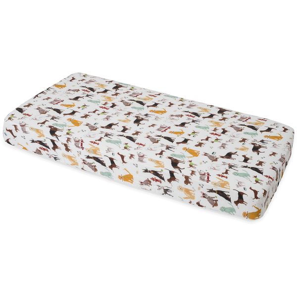 Little Unicorn Cotton Muslin Fitted Crib Sheet Woof