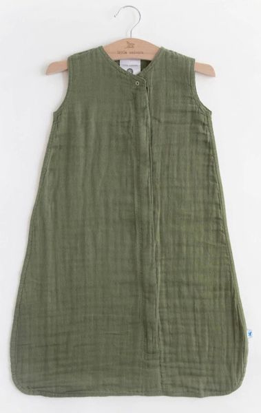 Little Unicorn Cotton Muslin Sleep Bag, Medium - Fern