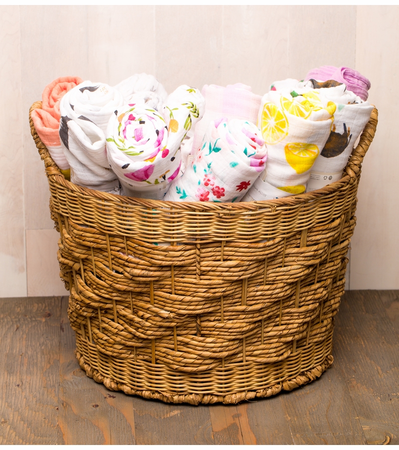 Little Unicorn Cotton Muslin Swaddle 3Pack Berry Lemonade