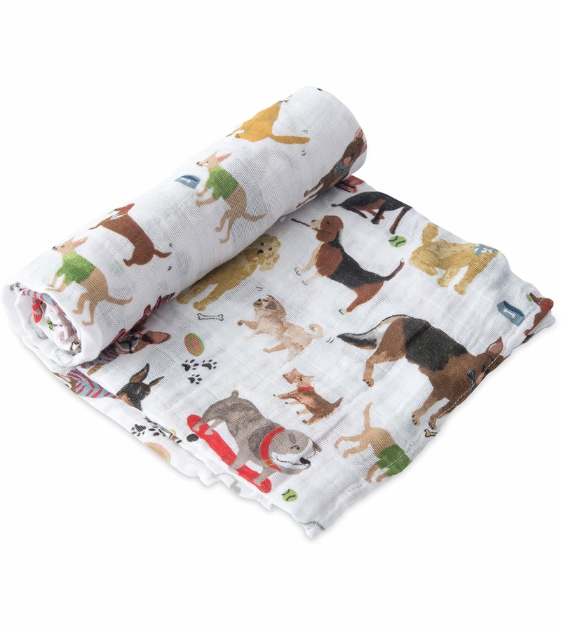 Little Unicorn Cotton Muslin Swaddle Woof