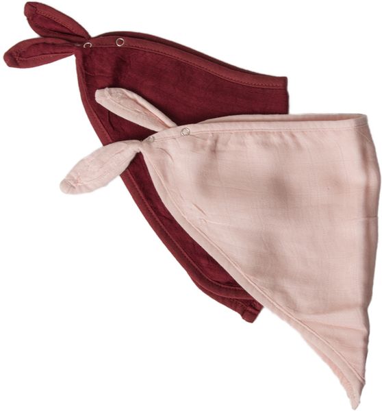 Little Unicorn Deluxe Bandana Bib 2Pack Blush