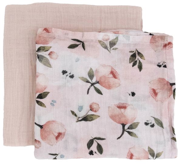 Little Unicorn Organic Cotton Muslin Swaddle Blanket 2 Pack