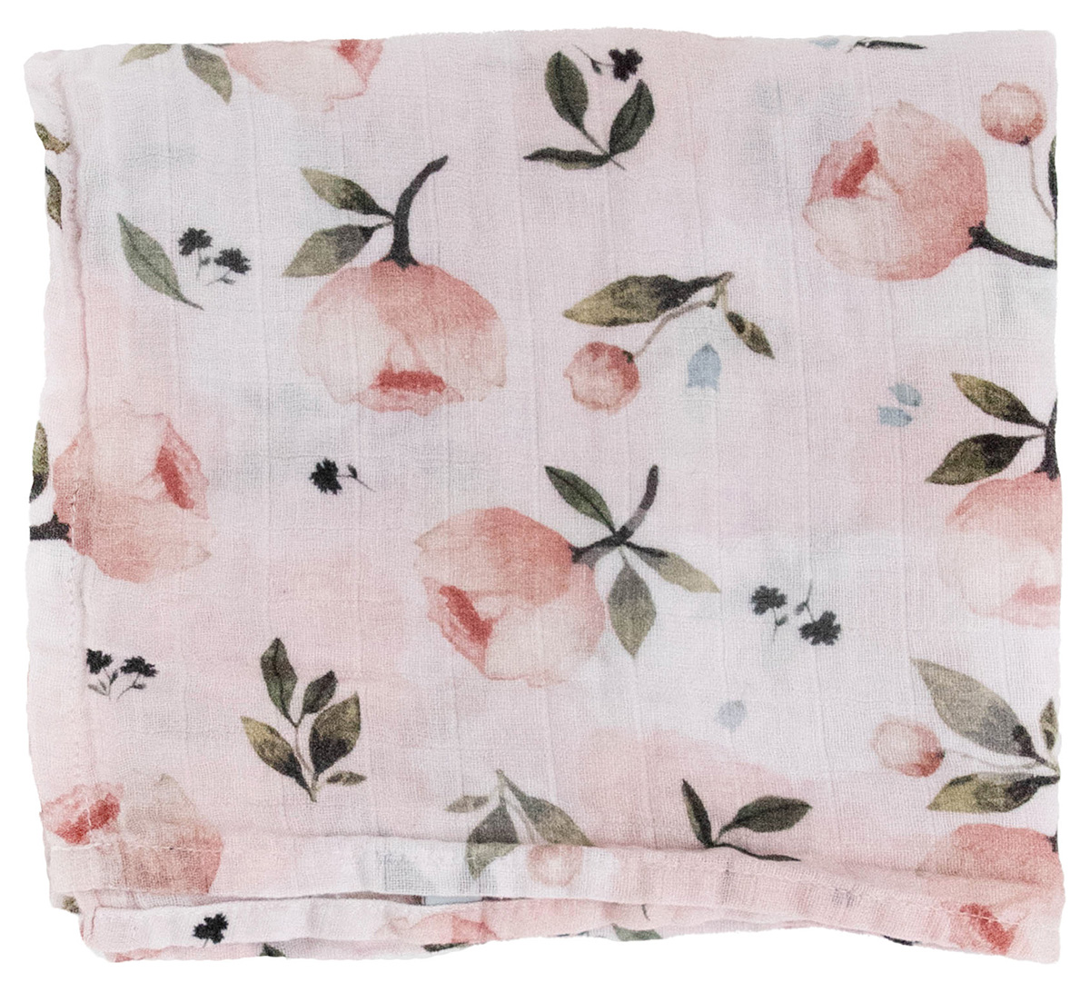 Little Unicorn Organic Cotton Muslin Swaddle Blanket - Watercolor Floret