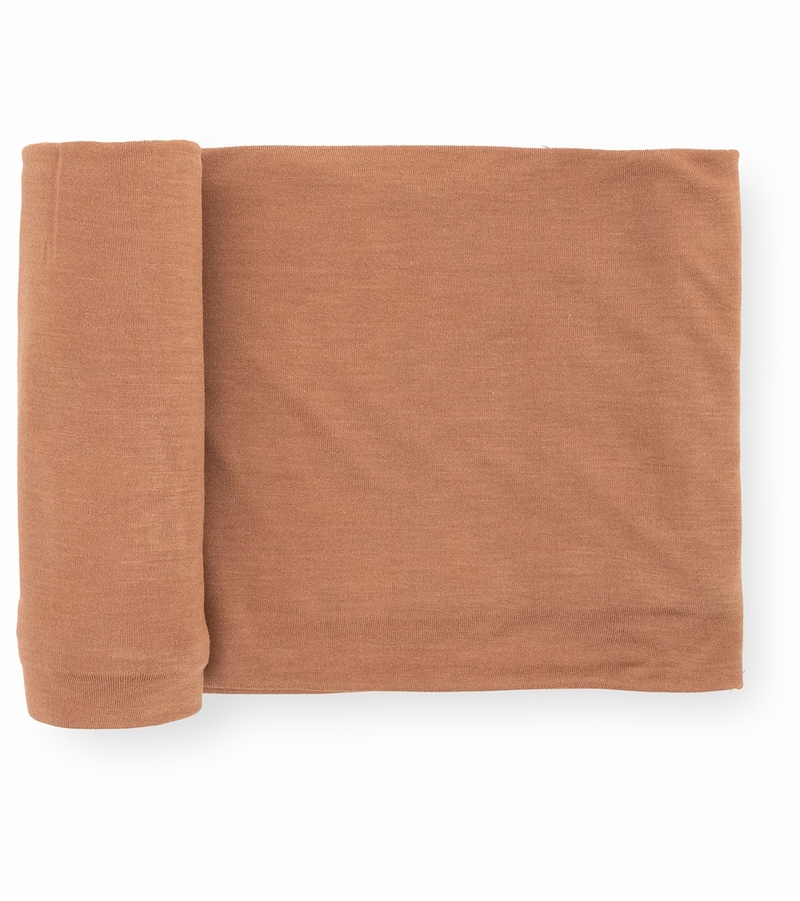 Little Unicorn Stretch Knit Swaddle Blanket Terracotta