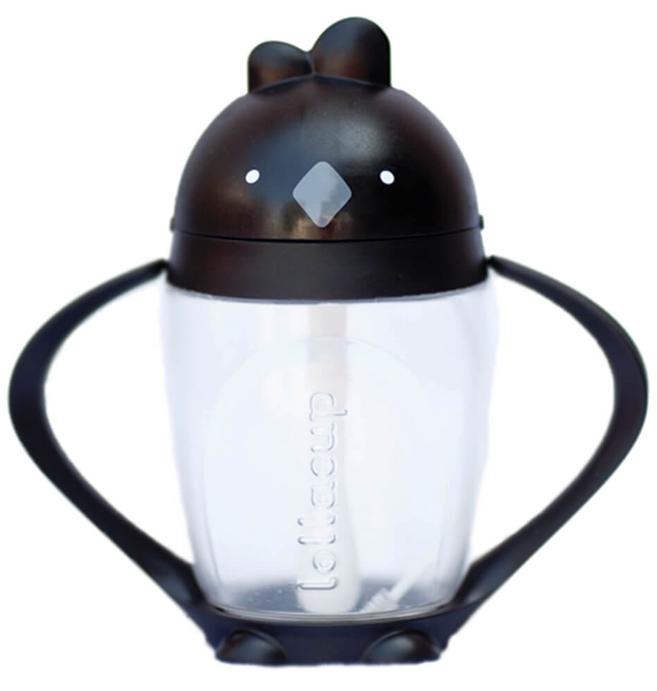 Lollaland Lollacup Infant & Toddler Straw Cup - Black