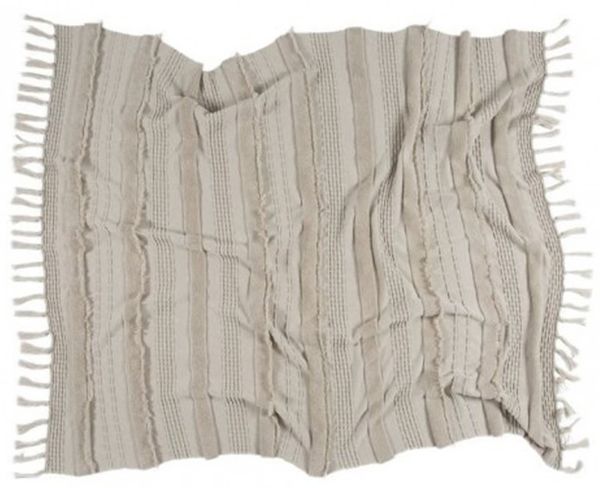 Lorena Canals Air Knitted Blanket - Dune White (4'2" x 5')