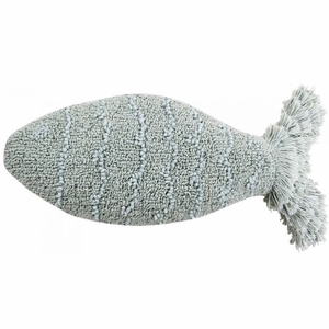 Lorena Canals Baby Fish Cushion - Aqua Blue (2'x 10")