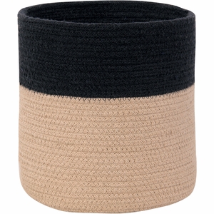 Lorena Canals Basket Dual - Black/Linen (8" x 8")