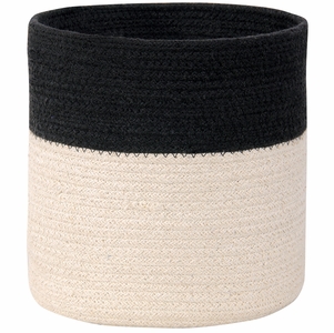 Lorena Canals Basket Dual - Black/Natural (8" x 8")