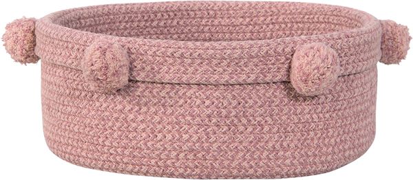 Lorena Canals Basket Tray - Ash Rose (1'x 1')