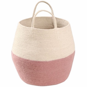 Lorena Canals Basket Zoco - Ash Rose/Natural (1'2" x 1')
