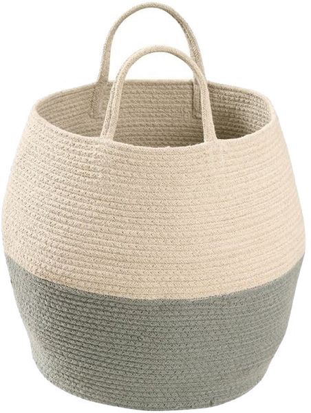 Lorena Canals Basket Zoco - Vintage Blue/Natural (1'2" x 1')