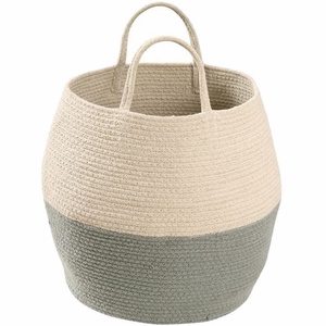 Lorena Canals Basket Zoco - Vintage Blue/Natural (1'2" x 1')