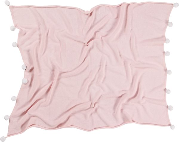 Lorena Canals Bubbly Baby Blanket - Soft Pink (3' 3" x 4')