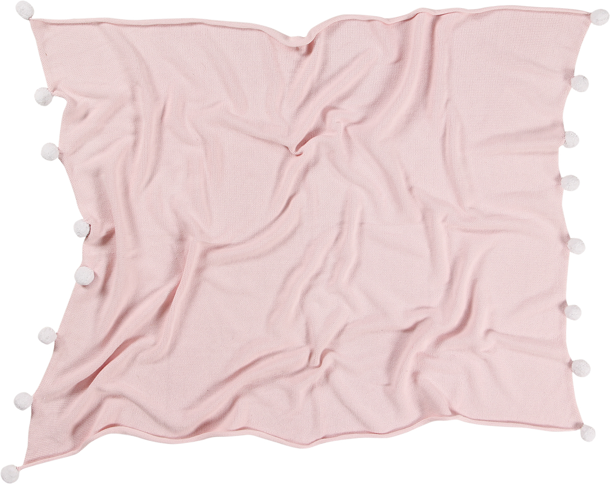 Lorena Canals Bubbly Baby Blanket - Soft Pink (3' 4')