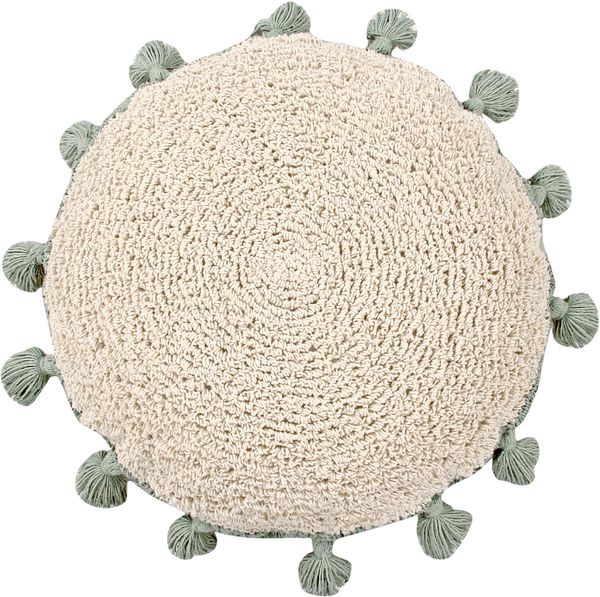 Lorena Canals Circle Cushion - Green (1' 7'')