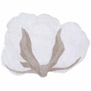 Lorena Canals Cotton Flower Rug (4'3" x 4')
