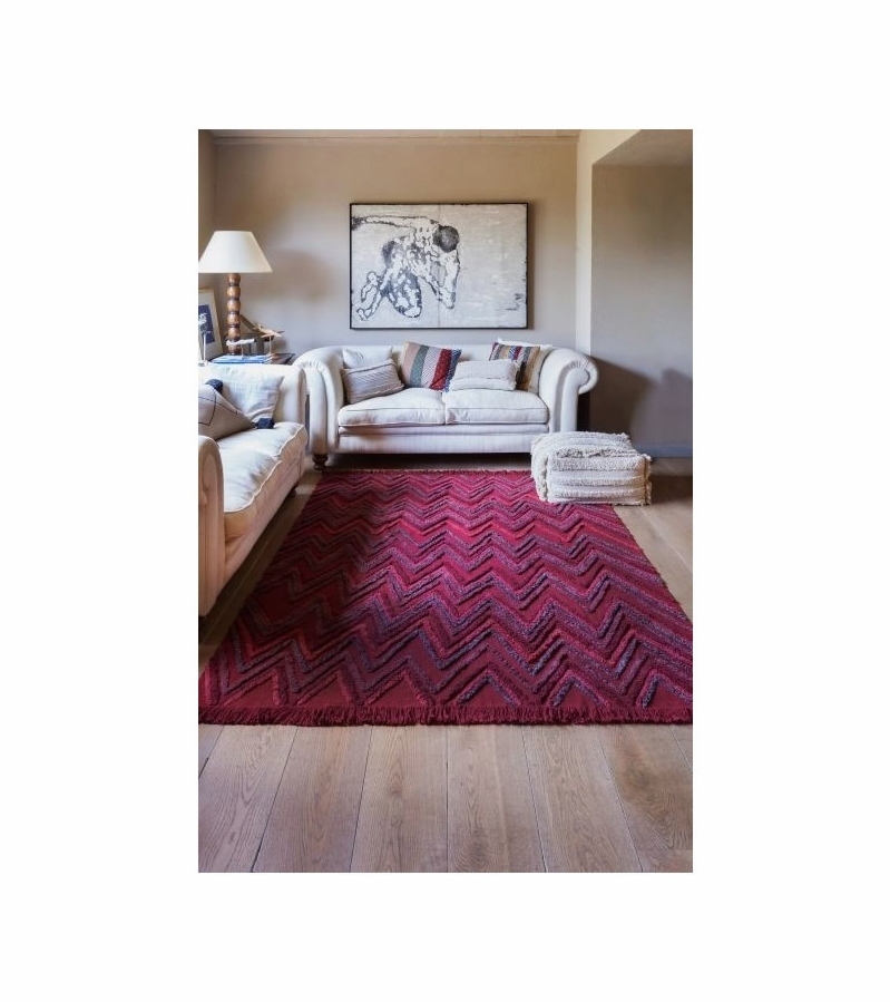 Lorena Canals Earth Rug Savannah Red (5'7" x 8')