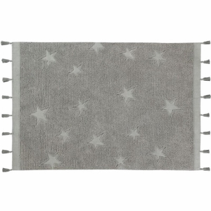 Lorena Canals Hippy Stars Rug - Grey (4'x 5'9")