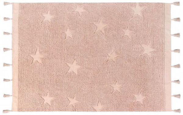 Lorena Canals Hippy Stars Rug - Vintage Nude (4'x 5'9")