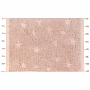 Lorena Canals Hippy Stars Rug - Vintage Nude (4'x 5'9")
