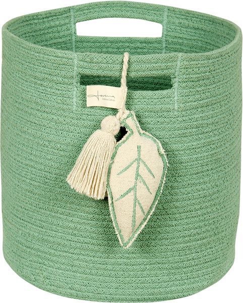 Lorena Canals Leaf Basket - Green