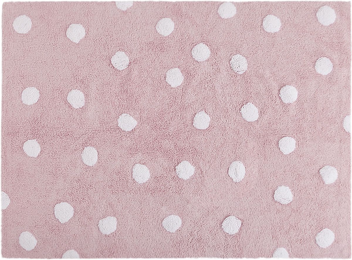 Lorena Canals Polka Dots Rug - Pink (4' 3