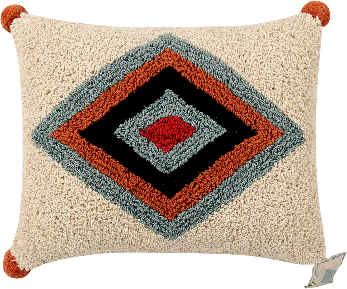 Lorena Canals Rhombus Cushion (1' 3'' x 7'')