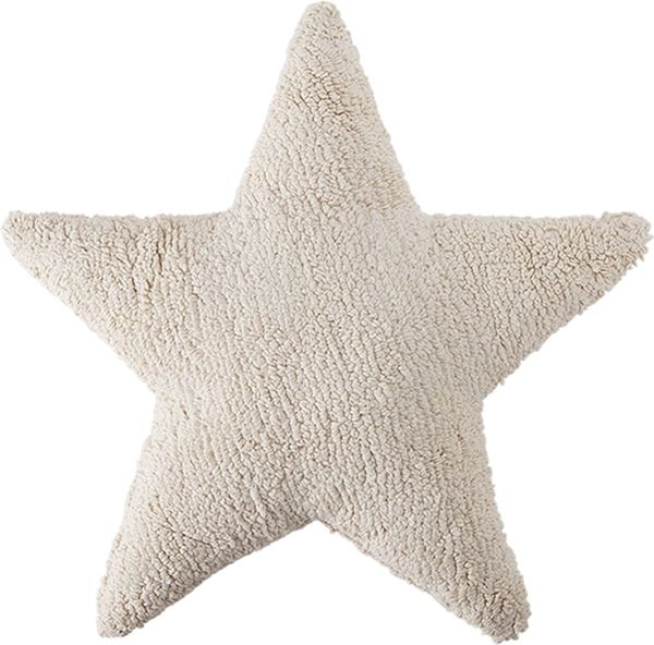 Lorena Canals Star Cushion - Beige (1'9" x 1'9")