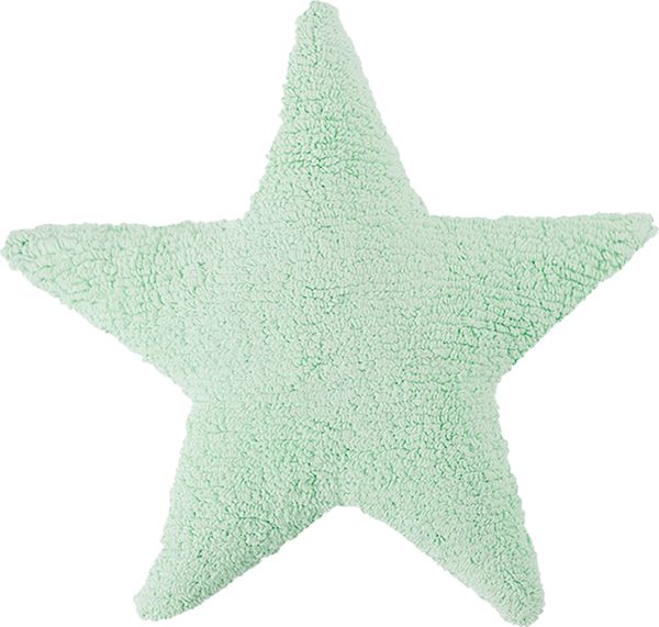 Lorena Canals Star Cushion - Soft Mint (1'9" x 1'9")