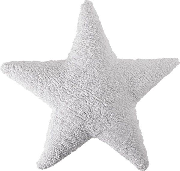 Lorena Canals Star Cushion - White (1'9" x 1'9")