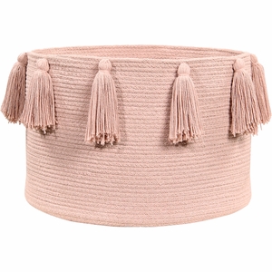 Lorena Canals Tassels Basket - Vintage Nude