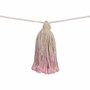 Lorena Canals Tie-Dye Pom Pom Garland - Pink